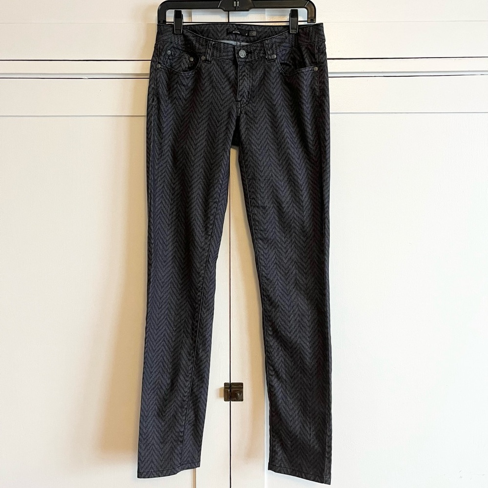 Prana Kara Black Herringbone Jeans